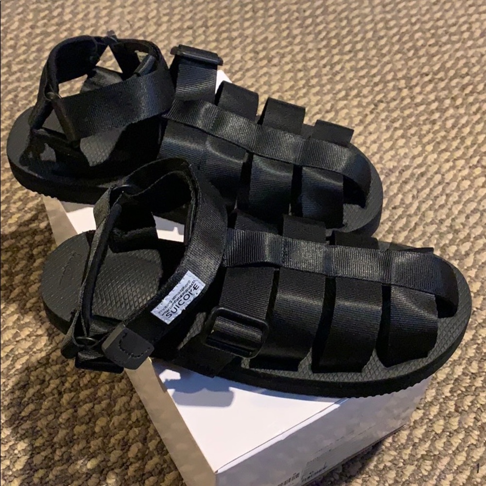 BRAND NEW | Suicoke Black Sandals